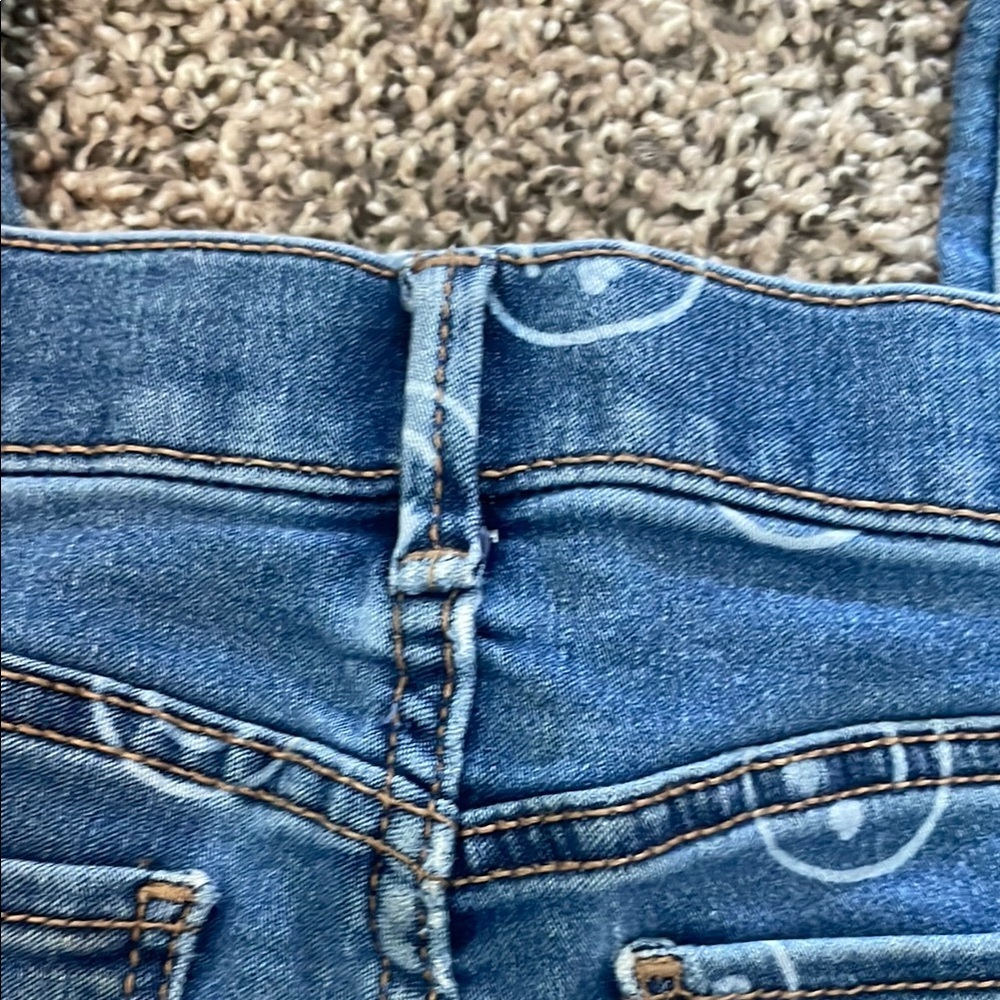 Wonder Nation Denim Smiley Face Jegging Jeans - Picture 7 of 8